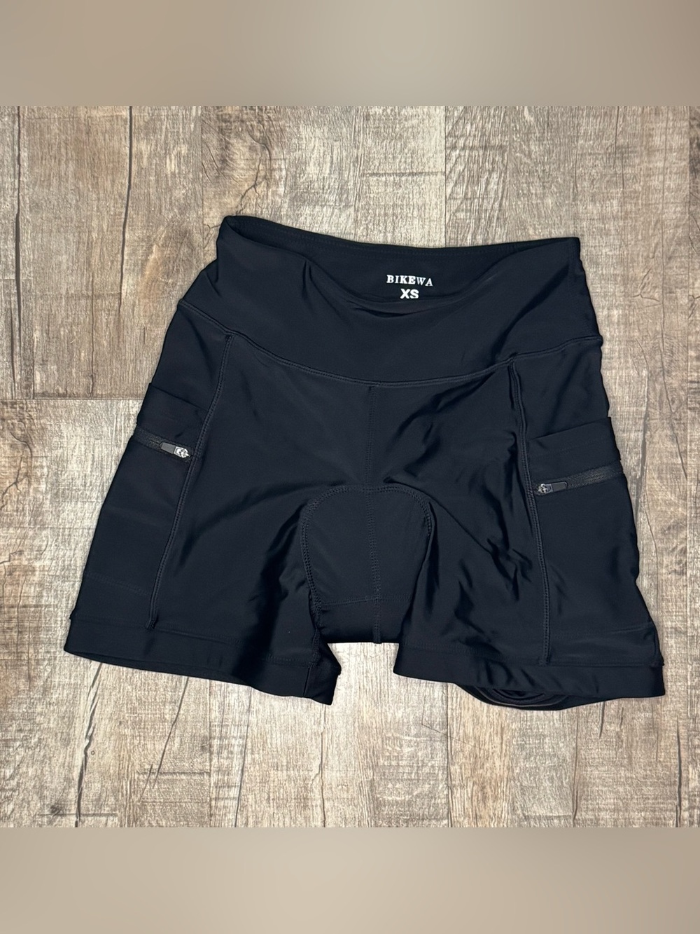 Bikewa Womens Padded Cycling Shorts XS 4D Gel Bike Shorts High Waist NWT